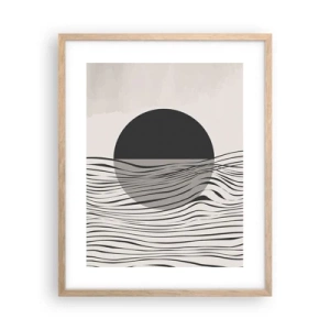 Plakát v rámu světlý dub - Poloviční kompozice - 40x50 cm