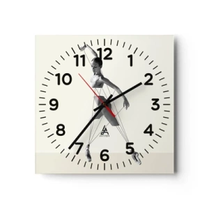 Nástěnné hodiny - V divadle světa - 30x30 cm