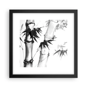 Plakát v černém rámu - Blízký záběr na orient - 30x30 cm