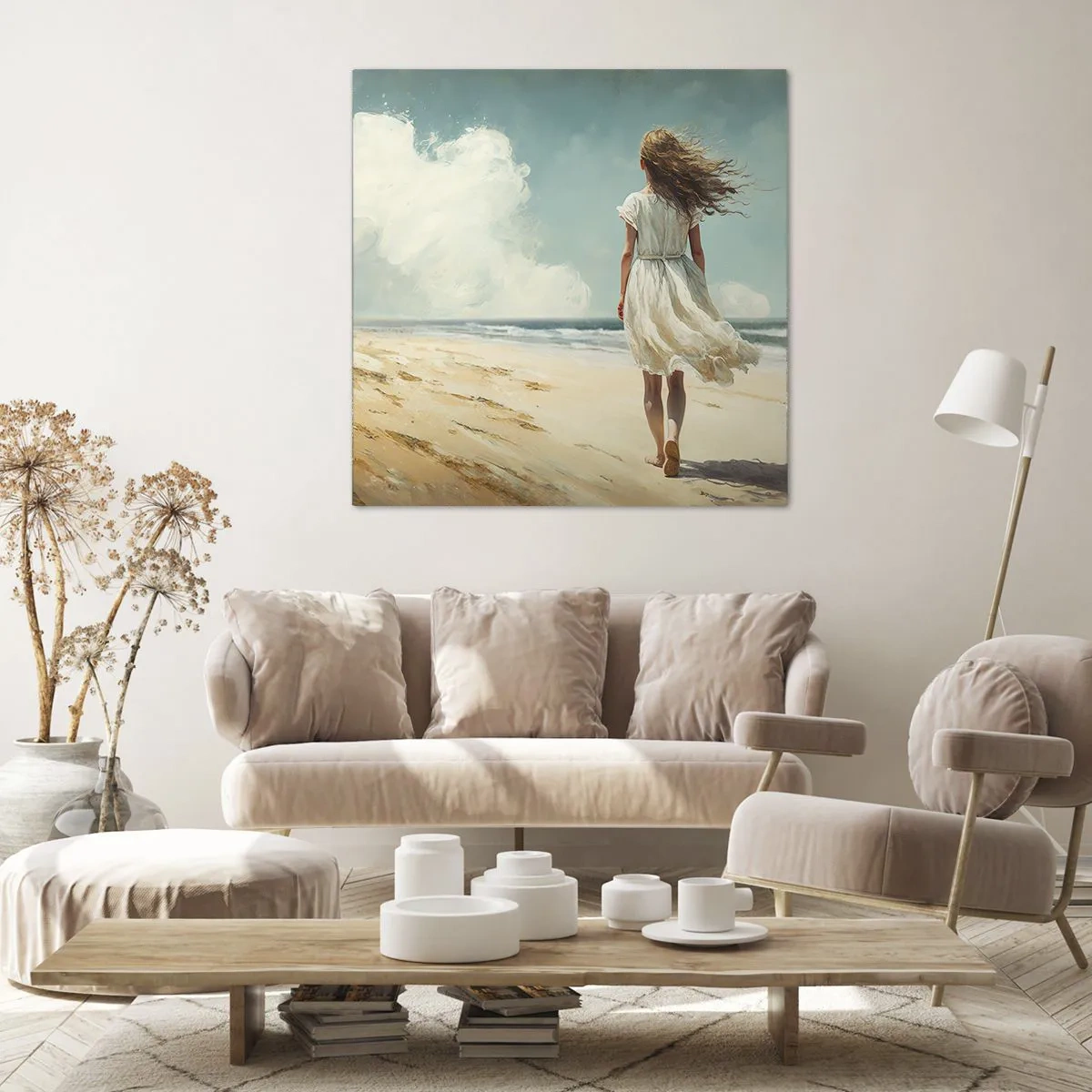 Obraz na plátně - Směrem k slunci a větru - 70x70 cm