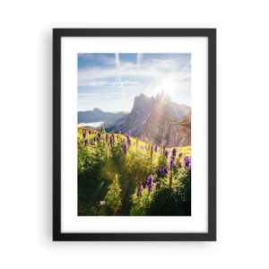 Plakát v černém rámu - Tajemný život bylin - 30x40 cm