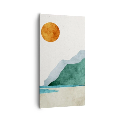 Obraz na plátně - Prostě ideální krajina - 65x120 cm