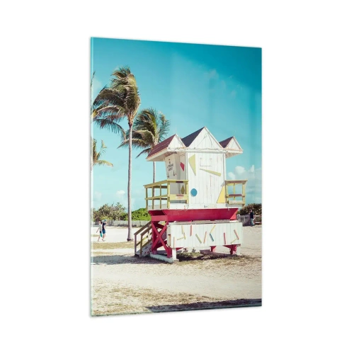 Obraz na skle - Čeká tě krásný den - 80x120 cm