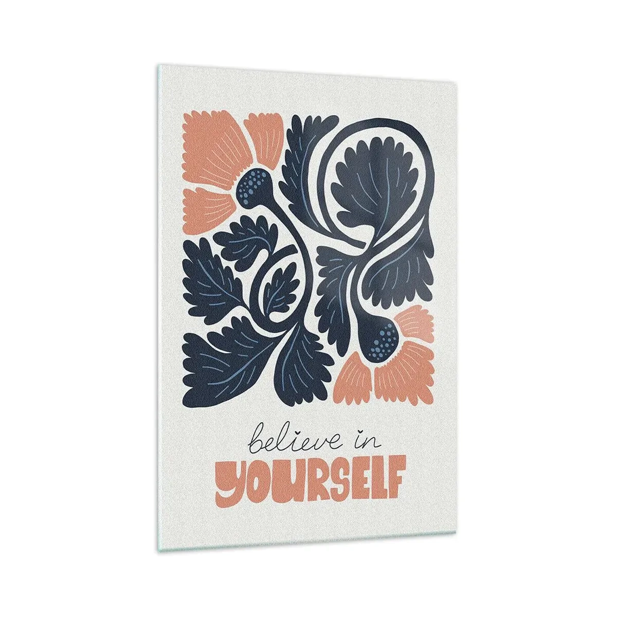 Obraz na skle - A ty rozkvétáš - 70x100 cm