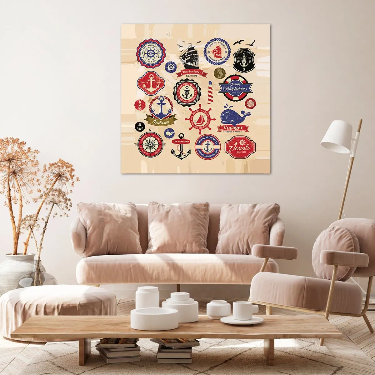 Obraz na plátně - Námořnické bratrstvo - 40x40 cm