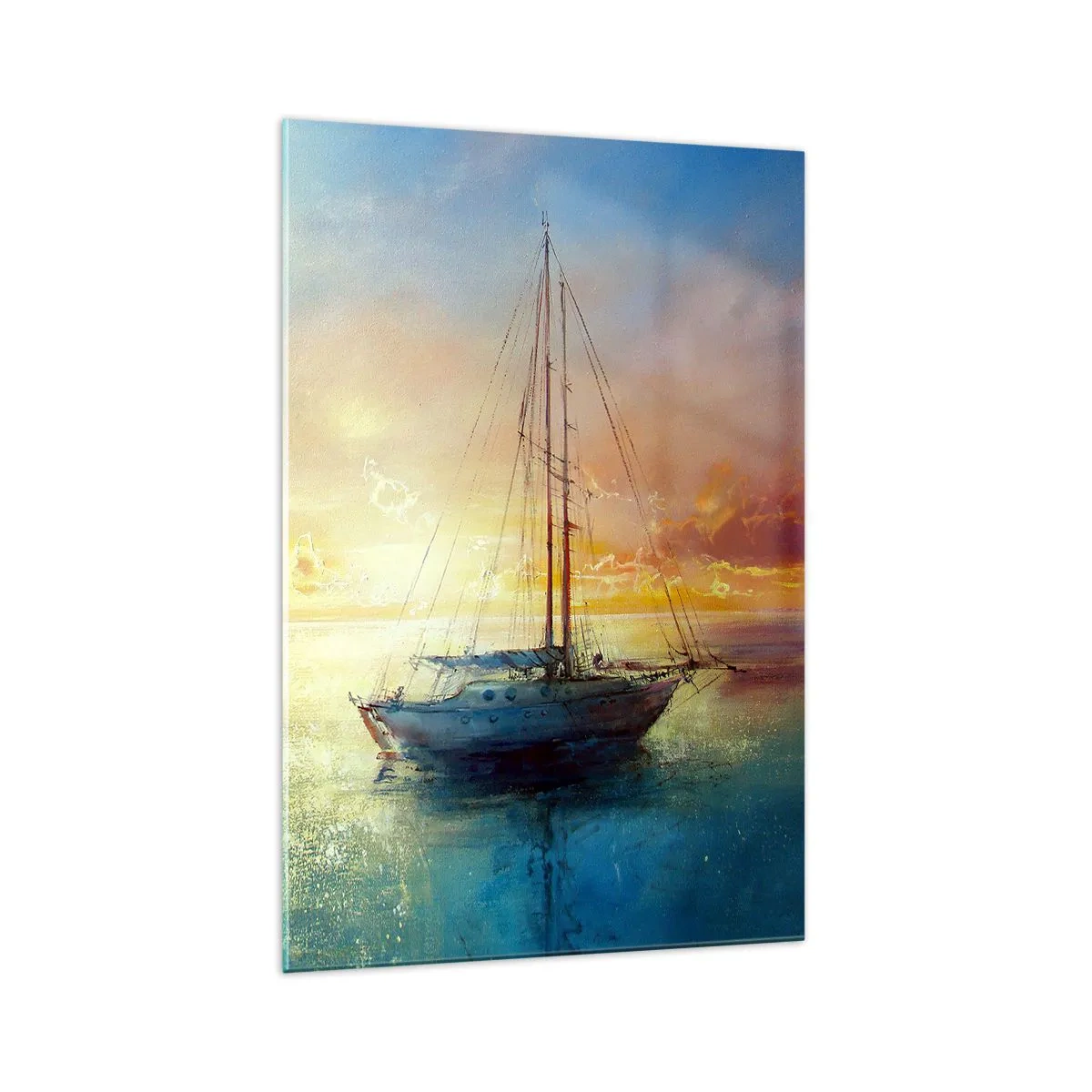 Obraz na skle - Ve zlatém zálivu - 70x100 cm