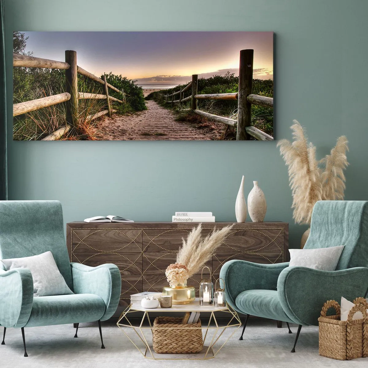Obraz na plátně - Už je vidět cíl - 160x50 cm
