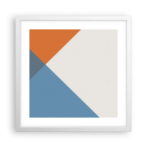 Plakát v bílém rámu - Pod úhlem… - 40x40 cm