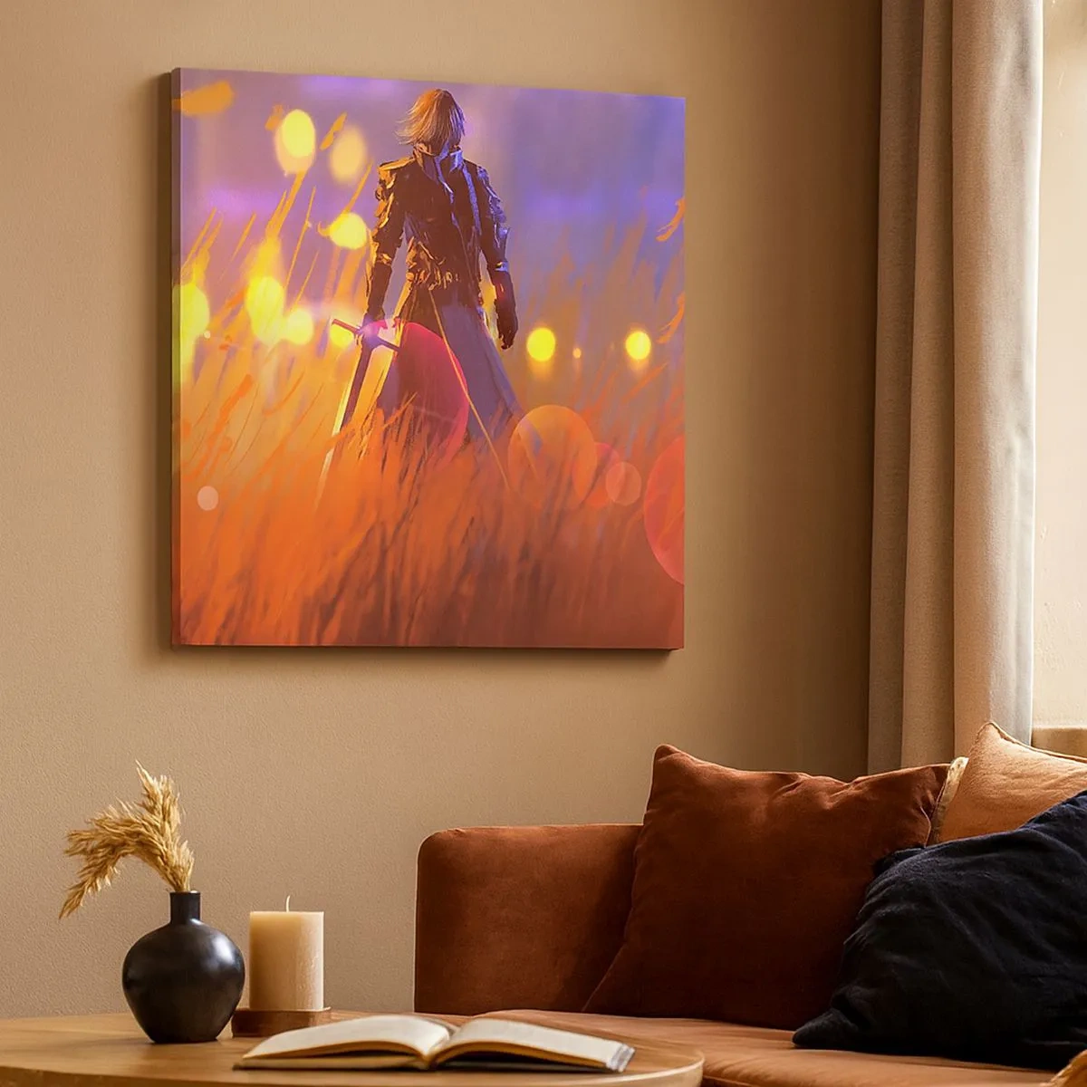 Obraz na plátně - Bludný rytíř - 30x30 cm