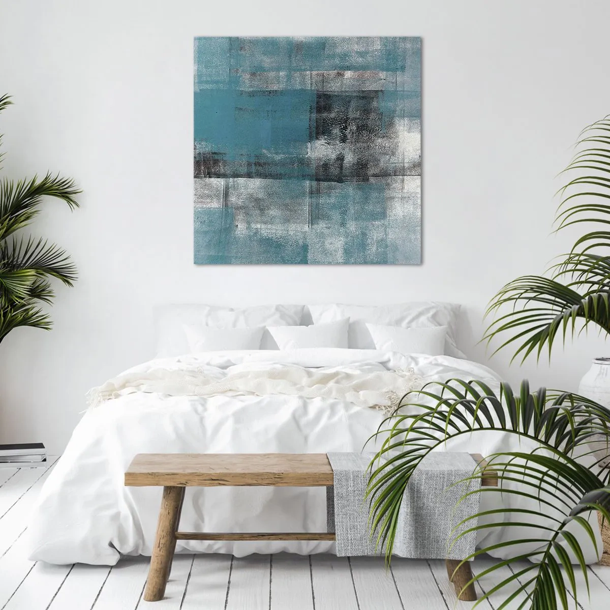 Obraz na plátně - Voda a vzduch - 40x40 cm