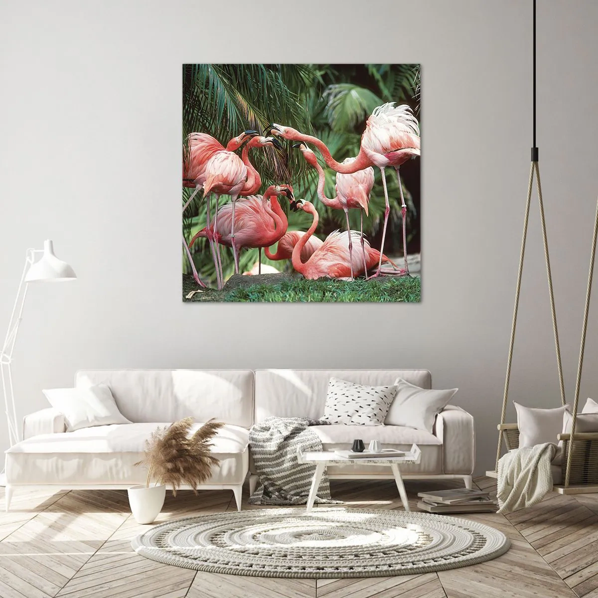 Obraz na plátně - Odpolední drby - 50x50 cm