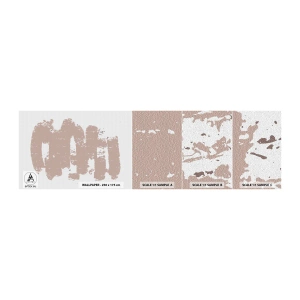 Vzor Fototapety Samolepicí Deluxe Sticker - Abstrakce v jemné růžové - Abstrakce, Prázdný, Minimalismus - 100x30 cm