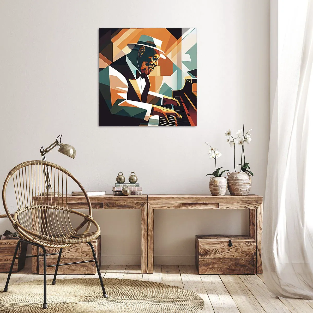 Obraz na plátně - Celý tento jazz - 30x30 cm