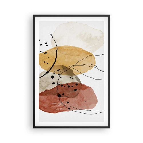 Plakát v černém rámu - Jako lehký, průzračný vzduch - 61x91 cm