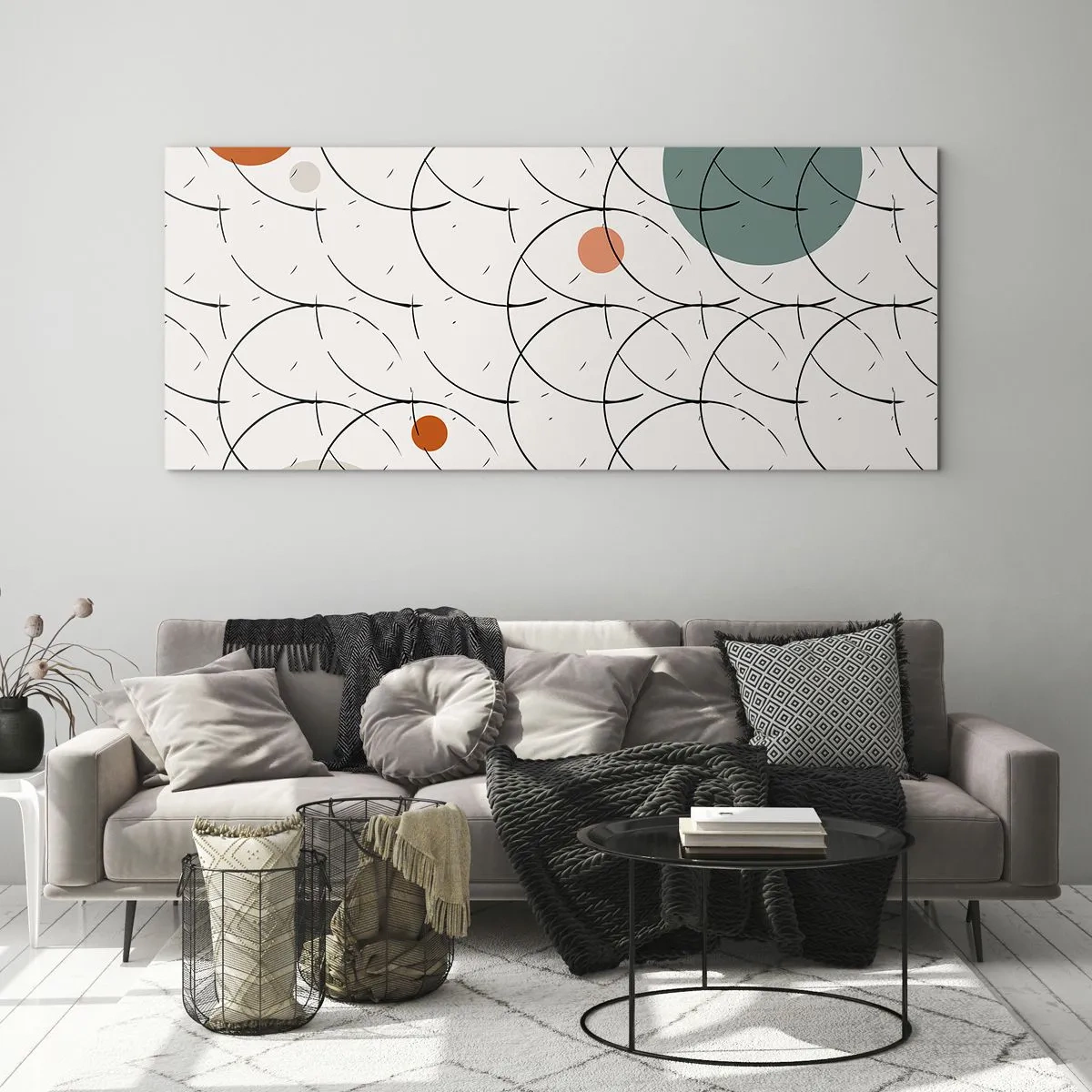 Obraz na skle - V duchu pop-artu - 100x40 cm