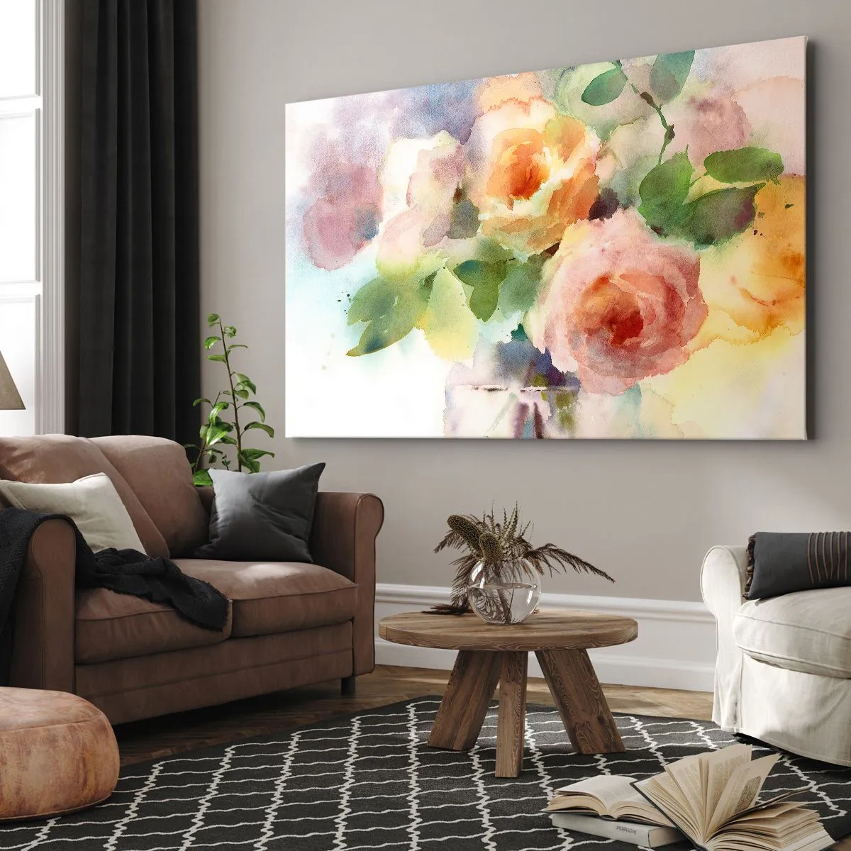 Obraz na plátně - Jemné jako akvarel - 70x50 cm