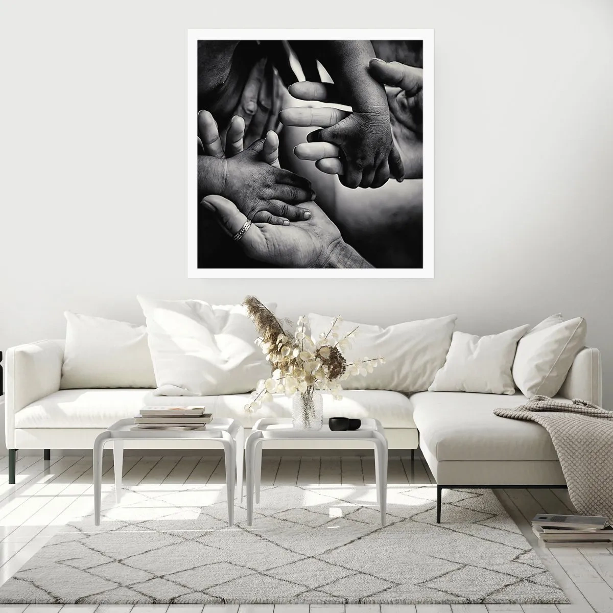 Plakát - Být člověkem - 40x40 cm