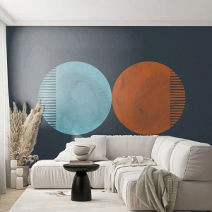 Fototapeta Samolepicí Deluxe Sticker - Pouze geometrie? - Abstrakce, Kus, Okresy - 350x256 cm