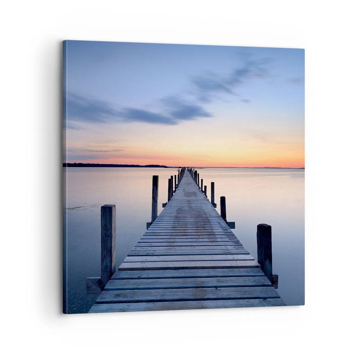 Obraz na plátně - Klid příjemného soumraku - 60x60 cm