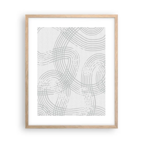 Plakát v rámu světlý dub - Snadné východisko neexistuje - 40x50 cm