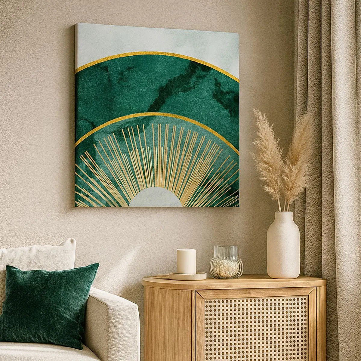 Obraz na plátně - Jiná sluneční soustava - 30x30 cm