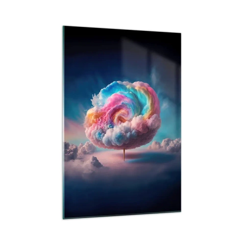 Obraz na skle - Sen o zábavním parku - 70x100 cm