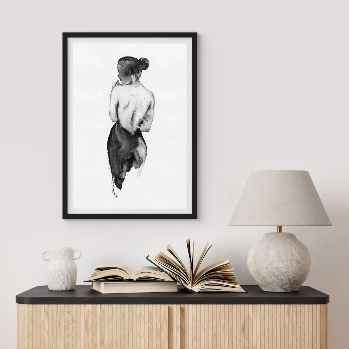 Plakát v černém rámu - Mizející svět - 30x40 cm