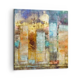 Obraz na plátně - Prosluněná metropole - 60x60 cm