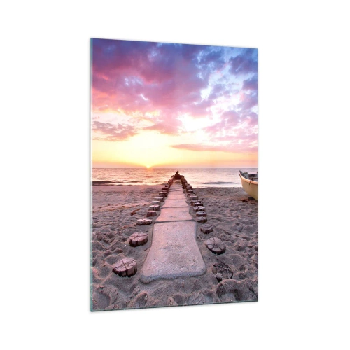 Obraz na skle - Okamžik hlubokého prožitku - 70x100 cm