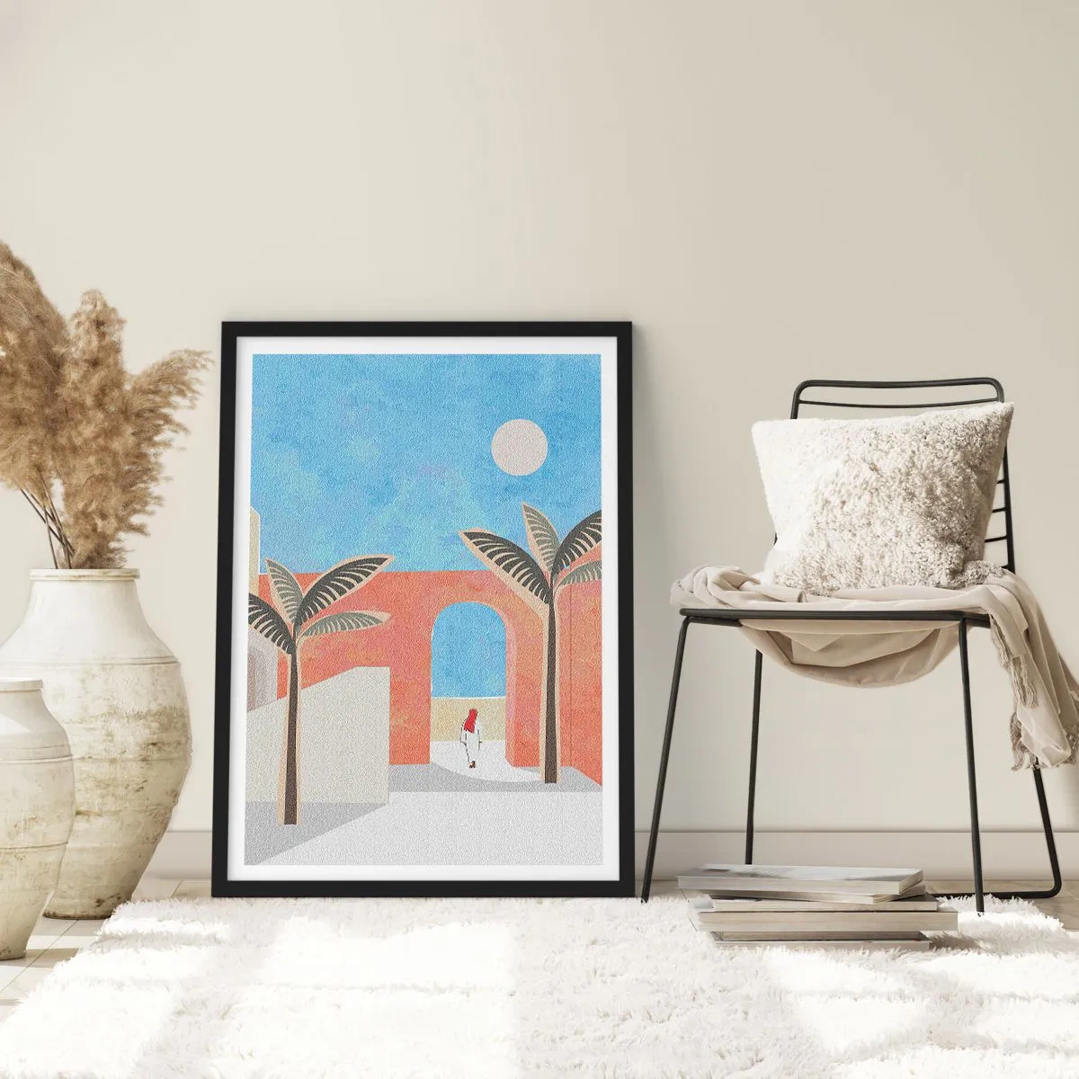 Plakát v černém rámu - Arabský den - 30x40 cm