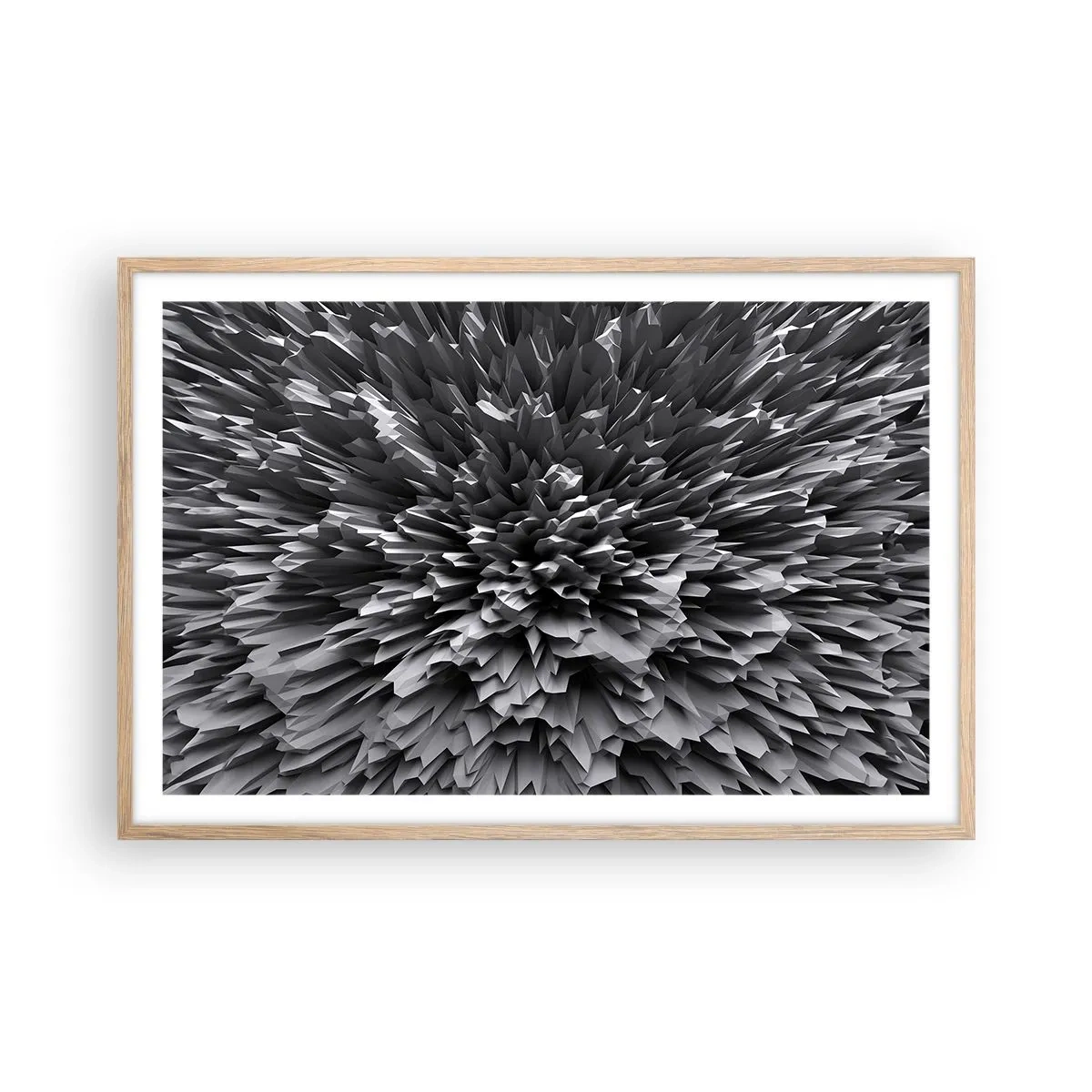 Plakát v rámu světlý dub - Ostřejší to už nebude - 91x61 cm