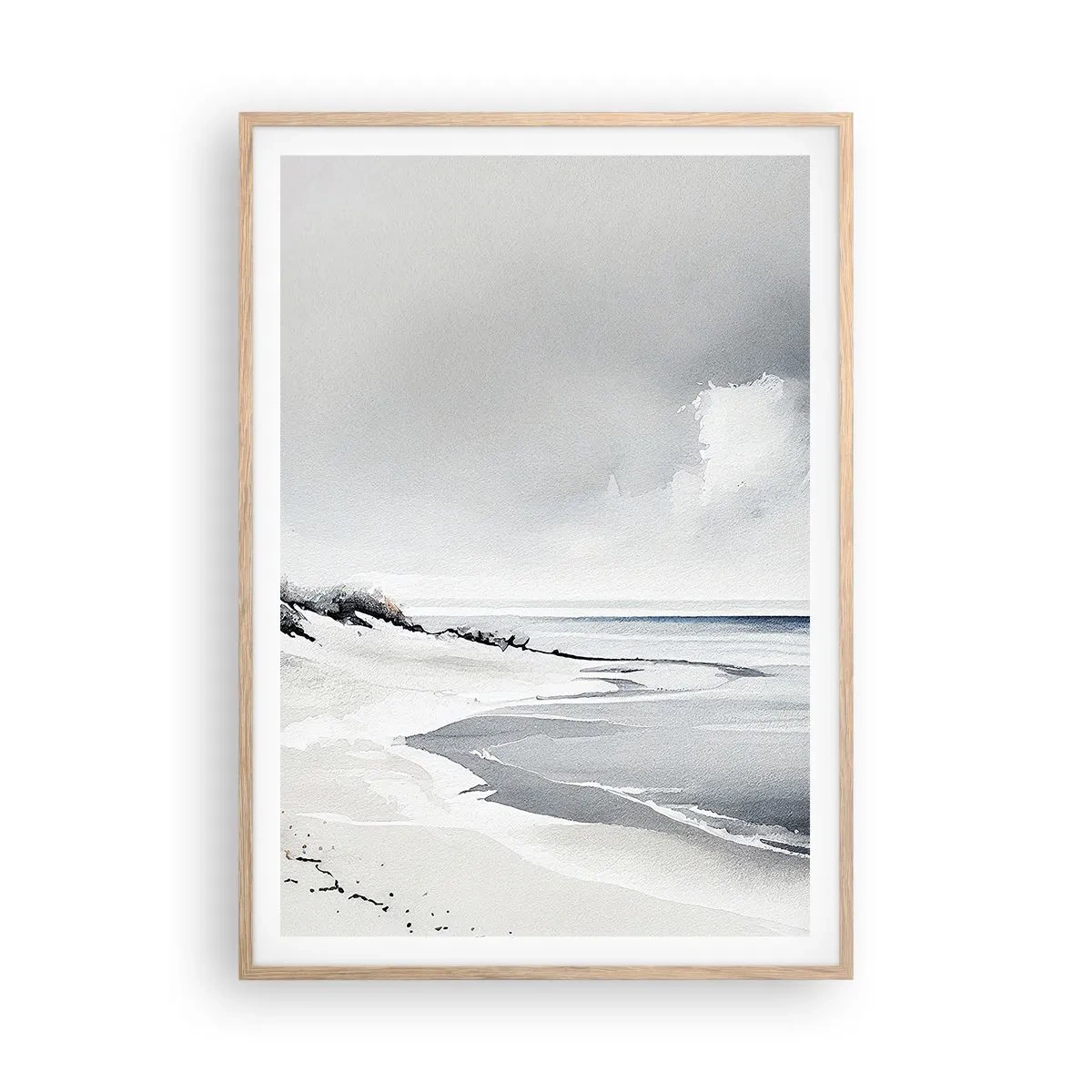 Plakát v rámu světlý dub - Vždycky spolu - 70x100 cm