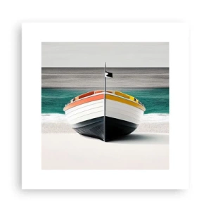 Plakát - Na správném místě - 30x30 cm