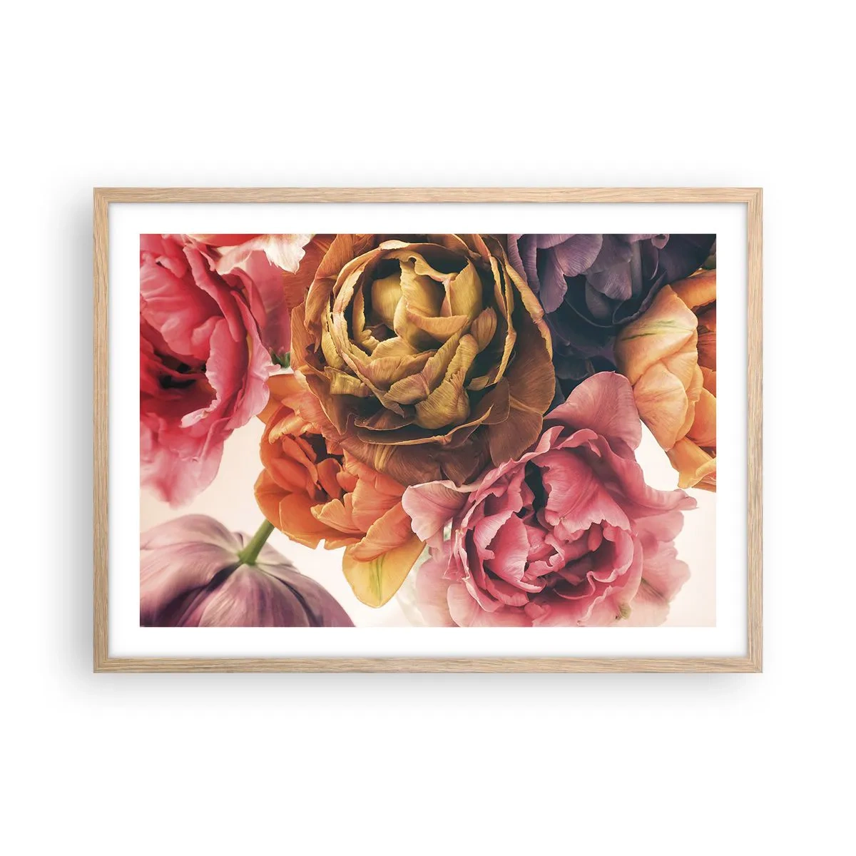 Plakát v rámu světlý dub - Oslava života - 70x50 cm