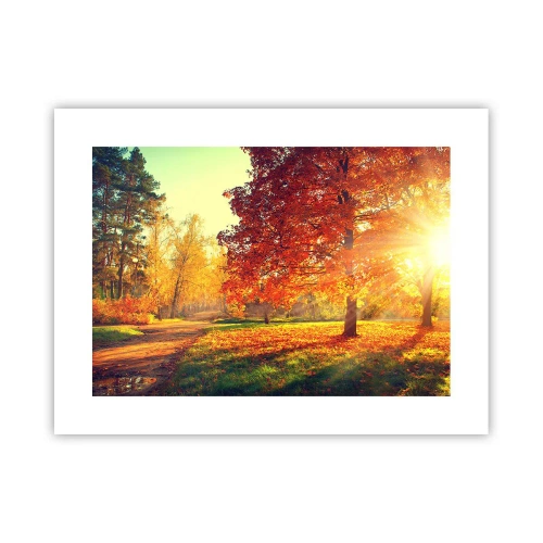 Plakát - Rudé je krásné - 40x30 cm