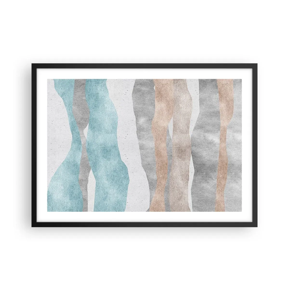 Plakát v černém rámu - Studie blízkosti - 70x50 cm