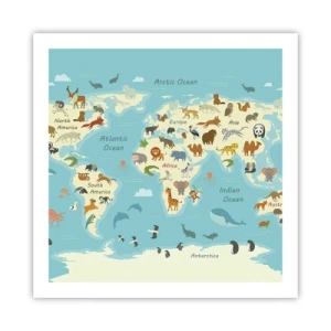 Plakát - Dobří sousedé - 60x60 cm