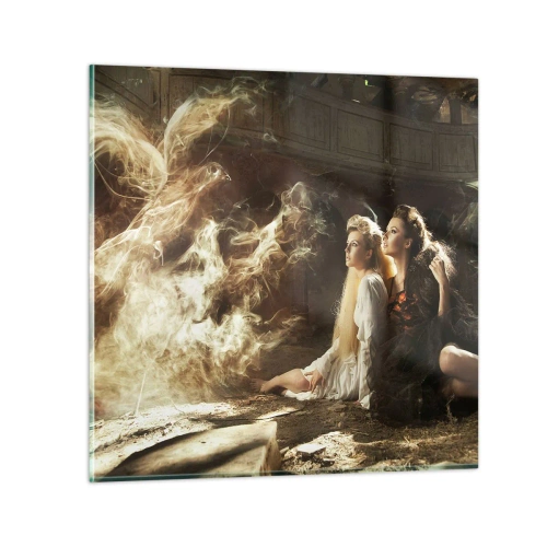 Obraz na skle - A byla poezie - 30x30 cm