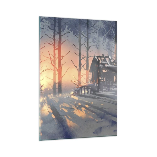 Obraz na skle - Dívá se tu jenom slunce - 50x70 cm
