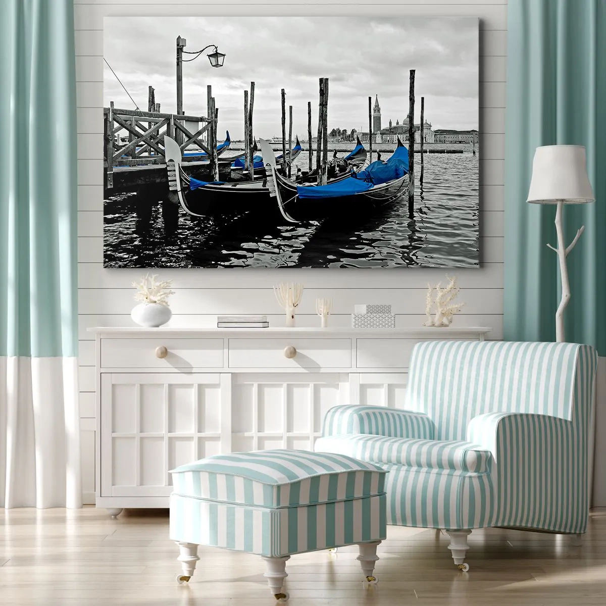 Obraz na plátně - Zamyšlené Benátky - 70x50 cm