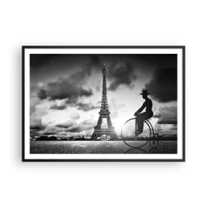 Plakát v černém rámu - Touha po Belle Epoque - 100x70 cm