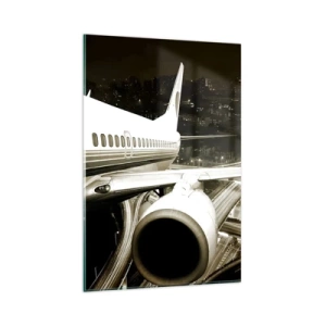 Obraz na skle - Letět do noci - 80x120 cm