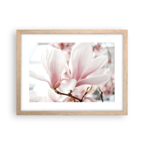 Plakát v rámu světlý dub - Nesmírnost něžnosti - 40x30 cm