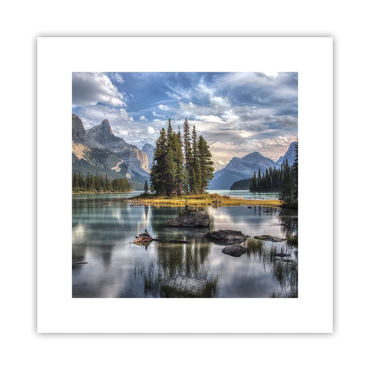 Plakát - U velké a čisté vody… - 30x30 cm