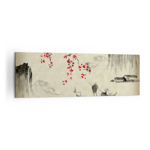Obraz na plátně - V zemi kvetoucích třešní - 160x50 cm