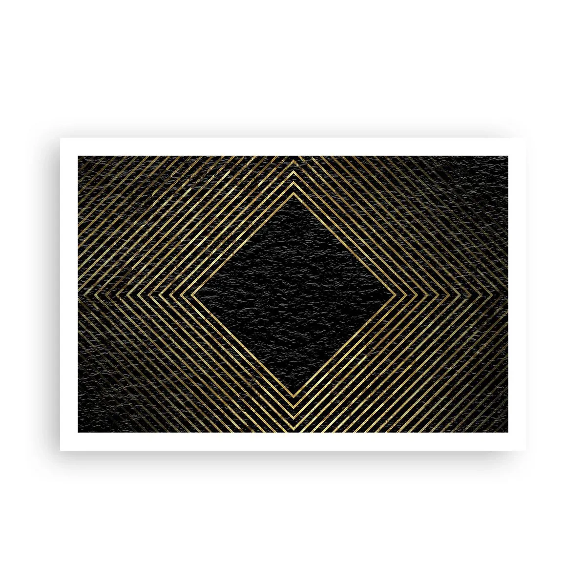 Plakát - Geometrie ve stylu glamour - 91x61 cm