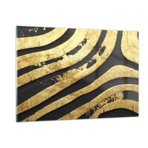 Obraz na skle - Vše plyne - 120x80 cm