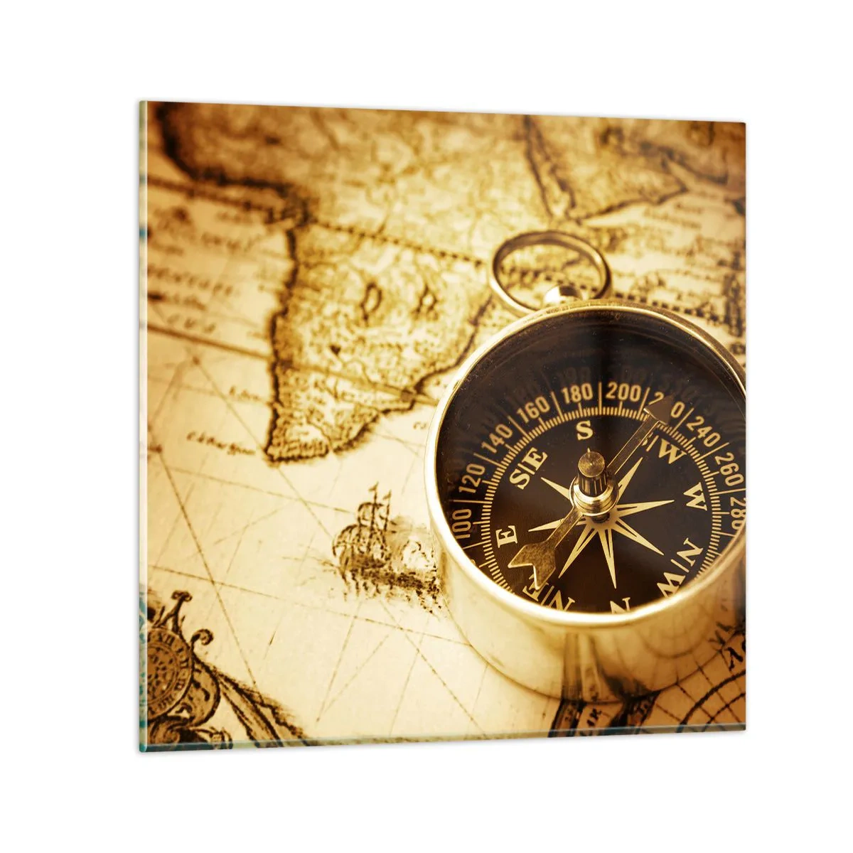 Obraz na skle - Na východ nebo na západ? - 60x60 cm