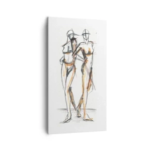 Obraz na plátně - Studie šarmu - 45x80 cm