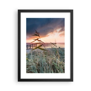 Plakát v černém rámu - Neodváto větrem - 30x40 cm